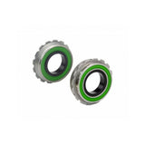 Enduro Bearings Maxhit T47 asymmetrical bottom bracket with integrated bearings and seals, component for bicycle drivetrain.