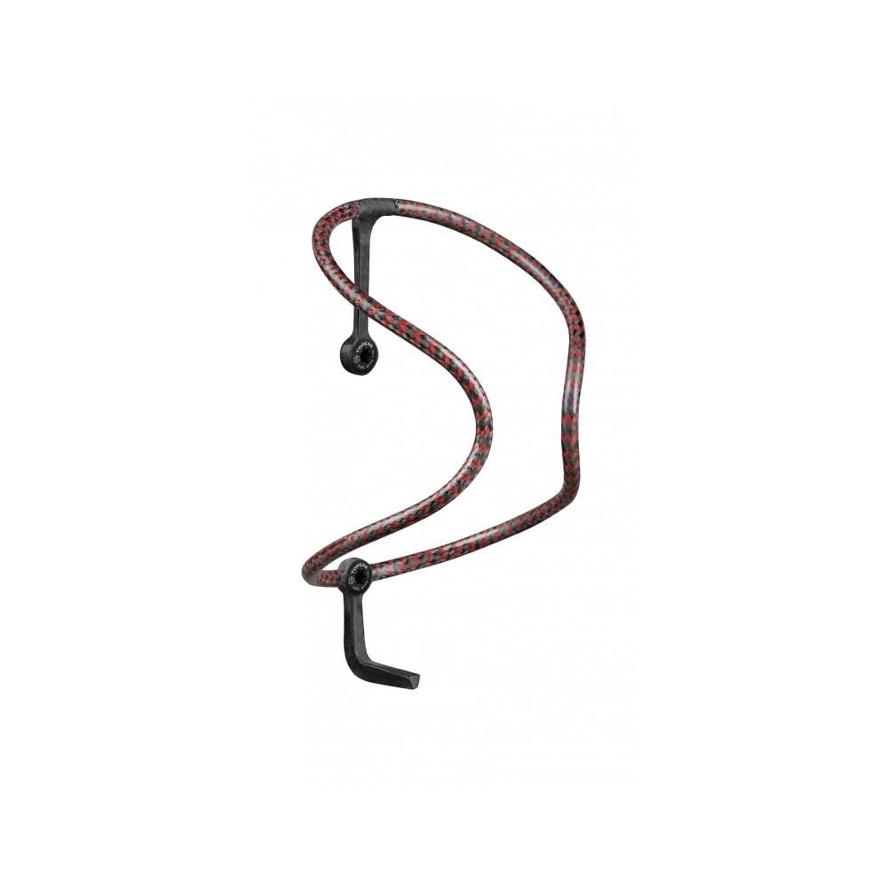Topeak FEZA G12 Kevlar carbon bike bottle cage with aluminum bolts and Torx wrench for lightweight hydration access.