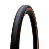 Hutchinson Override Gravel Hardskin 700x40 tubeless-ready tire with tan sidewall for gravel and cyclocross bikes.