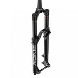 Rock Shox 27.5-inch D2 mountain bike suspension forks with 44mm offset, showing the black suspension components and stanchions.