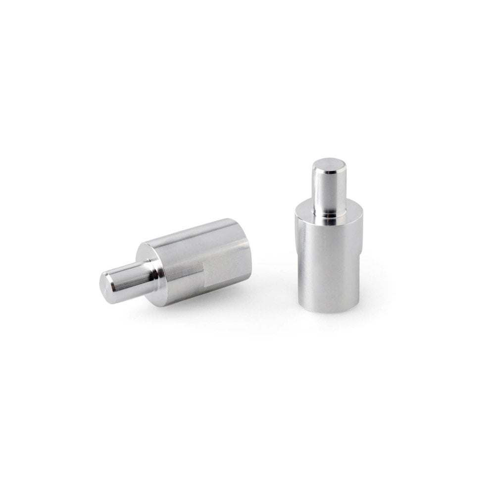 DT Swiss front wheel installation cylinder with 24mm bearings, used as a bearing tool for precise component fitting.