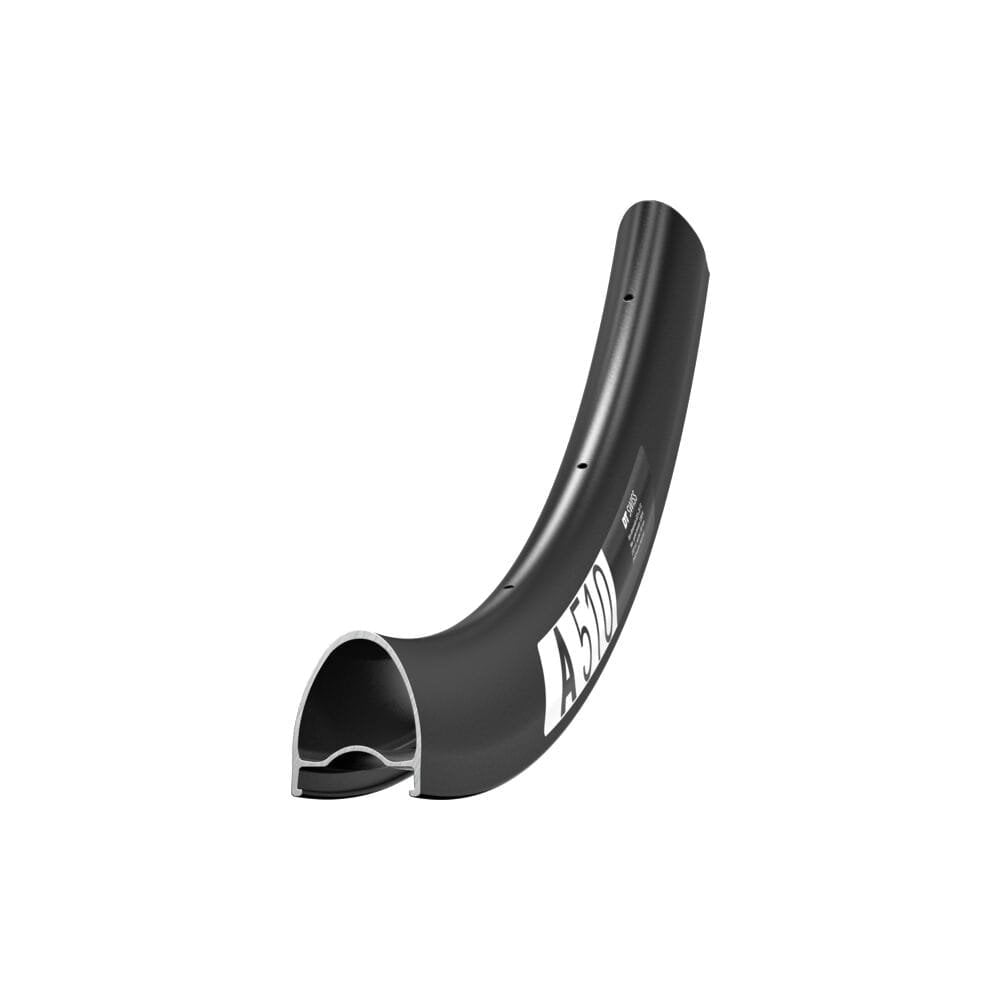 DT Swiss A 510 DB alloy disc brake rim, 30mm aerodynamic, sleeve-joined, Presta-drilled for lightweight bicycle components.