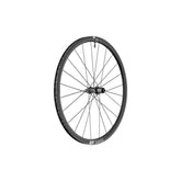 DT Swiss AR 1600 SPLINE disc brake clincher wheel for Shimano rear, 30x20mm profile, showing the wheel's rim and hub details.