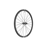 DT Swiss AR 1600 SPLINE disc brake clincher wheel for Shimano rear, 30x20mm profile, showing the wheel's rim and hub details.