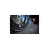 DT Swiss ARC 1100 DICUT rear disc brake wheel with carbon clincher rim, 38x20mm, shown with spokes and hub components.