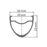 DT Swiss ER 1600 SPLINE disc brake clincher wheel, Shimano rear, 23x22mm, lightweight cycling component.