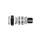 DT Swiss ER 1600 SPLINE disc brake clincher wheel for Shimano rear, 23x22mm rim width, black alloy bicycle wheel component
