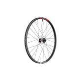 DT Swiss FR 1500 27.5-inch front MTB wheel with 30mm rim and 110x15mm BOOST axle, suitable for mountain biking.