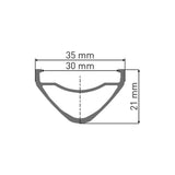 DT Swiss FR 1500 29-inch downhill rear wheel with 30mm rim and 12x157mm axle, designed for DH racing mountain biking.