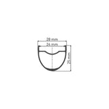 DT Swiss G 1800 SPLINE 650B front disc brake clincher wheel with tubeless-ready 25x24mm rim, components for mountain biking.