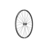 DT Swiss HU 1900 700c front wheel with 25mm rim and 100mm quick-release axle for e-bikes, showing the wheel and rim details.