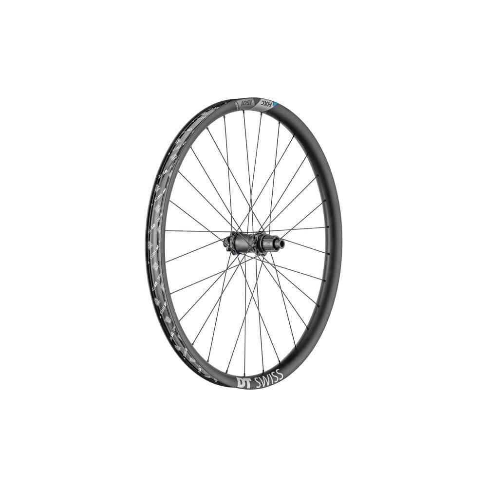 DT Swiss HXC 1501 27.5-inch rear wheel with 35mm rim, 12x148mm axle, MICRO SPLINE for E-MTB cycling.