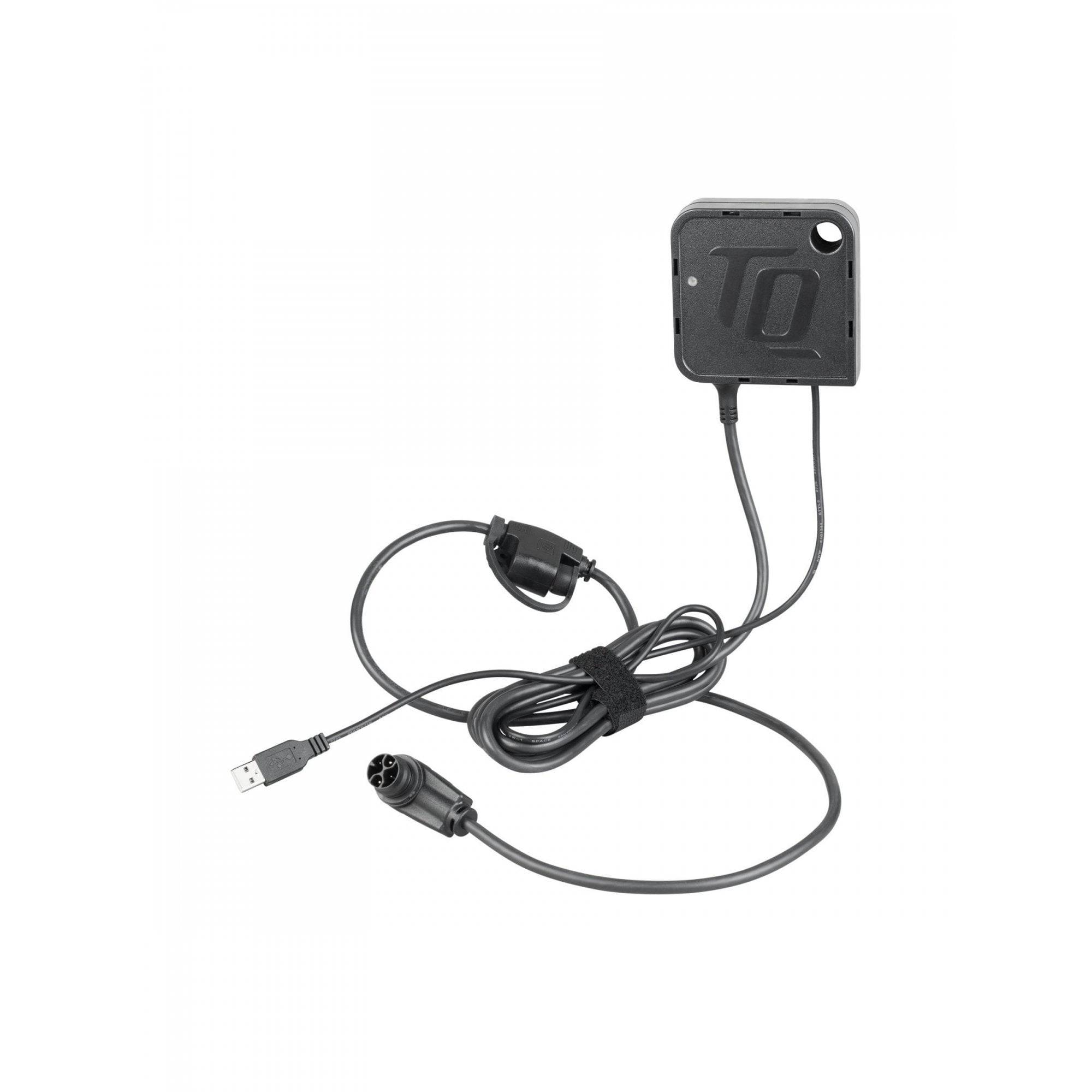 TQ HPR50 Ebike service dongle for 2025 TQ models, diagnostic tool in black, used for bike maintenance and troubleshooting.