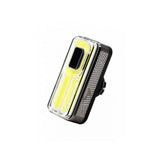 Black Moon Sport Helix Lite-W front LED bike light with 150 lumens, USB rechargeable, mounted on a bicycle handlebar.