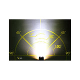 Moon Sport MX-HM 400lm bike light with twist-fit mount, compatible with Garmin, Wahoo, and Bryton cycling accessories.