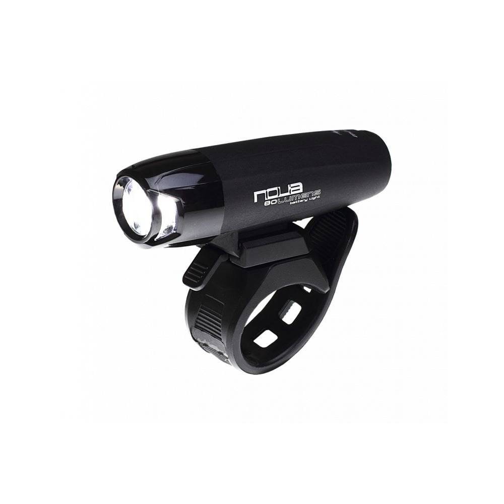 Moon Sport Nova and Pulsar bike light set with quick release brackets, featuring 100lm and 25lm LED lights for cycling visibility