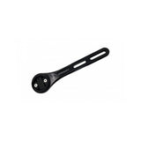Moon Sport M-06 integrated bar stem mount for Garmin, Wahoo, and GoPro in black, showing sleek bike accessory with compatible device attachments.
