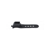 Moon Sport RB-07 handlebar bracket for Meteor, Nova, and X-Power bike lights, shown mounted on a bicycle handlebar.