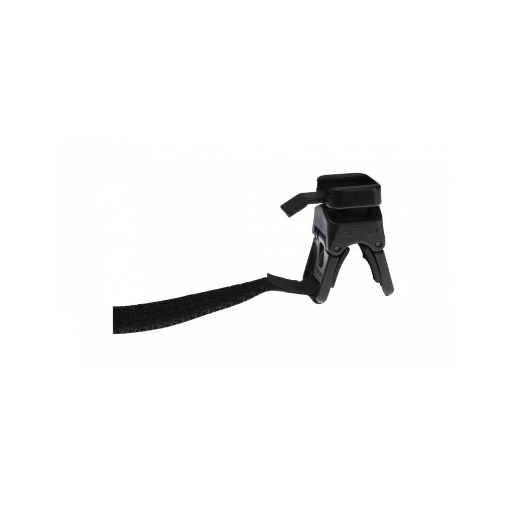 Moon Sport RB-23 helmet mount bracket for Aerolite, Comet, Nebula lights, outdoor cycling accessories, black plastic design