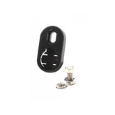 Moon Sport RB-47 rack mount bracket for Helix lights, shown attached to front and rear bike rack, accessories for bike lighting.
