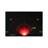 Black Moon Sport Alcor 15lm rear bike light with USB recharge and magnetic mount, designed for safe cycling visibility.