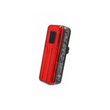Moon Sport Helix Sense 300lm rear bike light in black with brake and auto brightness sensor, mounted on a bicycle.