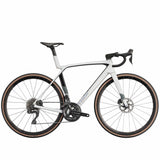 Trek Madone SL 6 Gen 8 road bike with Shimano 105 Di2 electronic groupset, featuring lightweight frame and aerodynamic design.