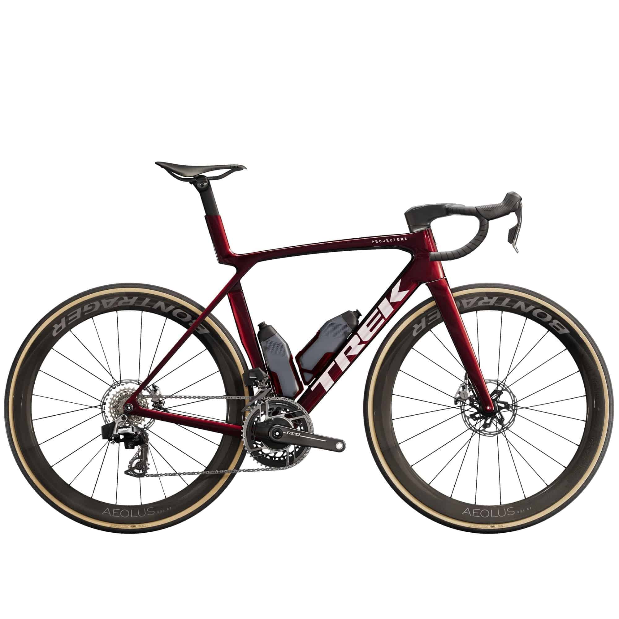 Trek Madone SLR 9 AXS Gen 8 road bike with SRAM RED eTap AXS, carbon frame, Aero design, and IsoFlow integration.