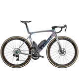 Trek Madone SLR 9 AXS Gen 8 aero road bike with SRAM RED eTap AXS, 900 Series OCLV carbon frame, and IsoFlow design.