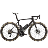 Trek Madone SLR 9 Gen 8 road bike with Shimano Dura-Ace Di2 electronic groupset, sleek aerodynamic frame and racing design.