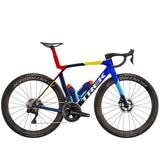 Trek Madone SLR 9 Gen 8 road bike with Shimano Dura-Ace Di2 electronic groupset, sleek aerodynamic frame, and racing-ready design.