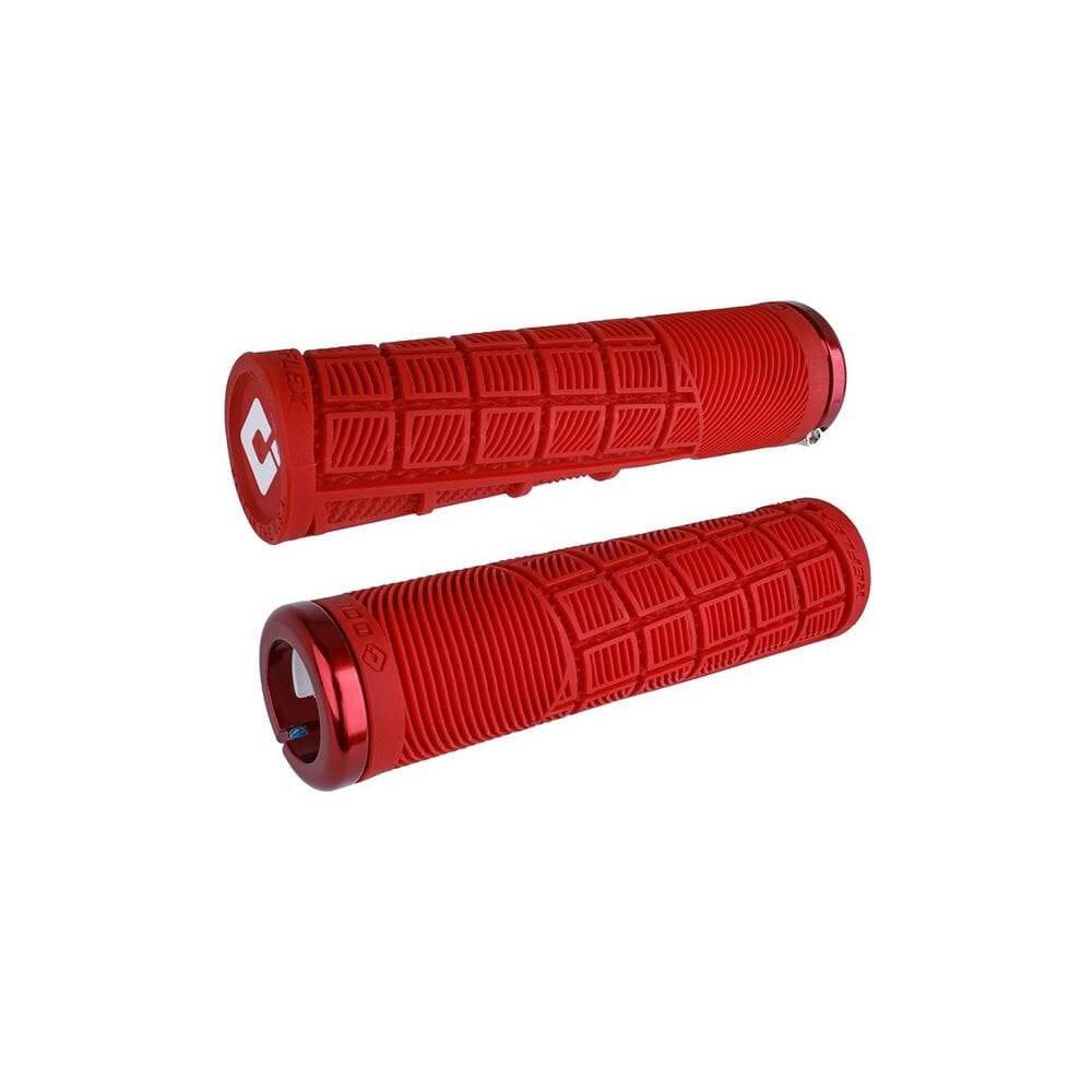 ODI Reflex MTB lock-on grips with ergonomic design, mountain bike handlebar grips for comfortable riding and enhanced control.