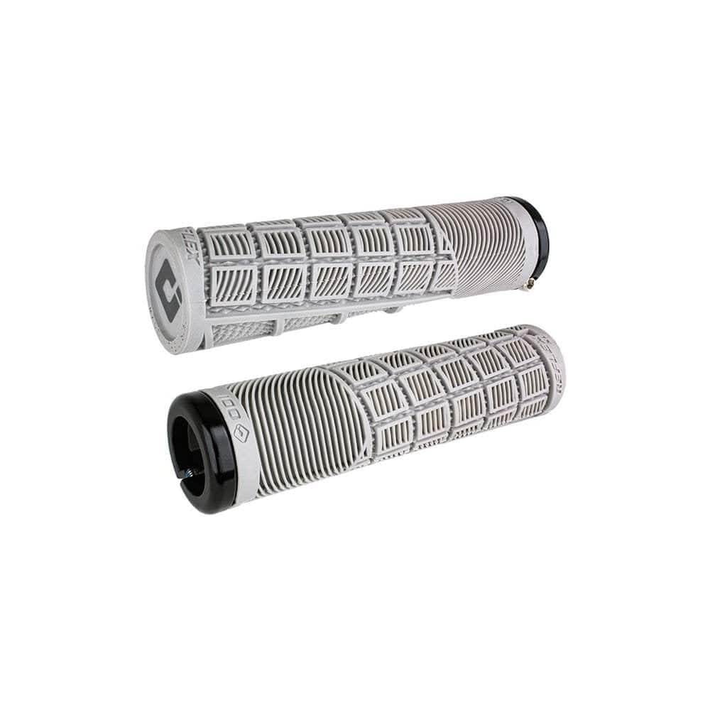 ODI Reflex MTB lock-on grips with ergonomic design for mountain bike handlebars, providing comfortable and secure grip.