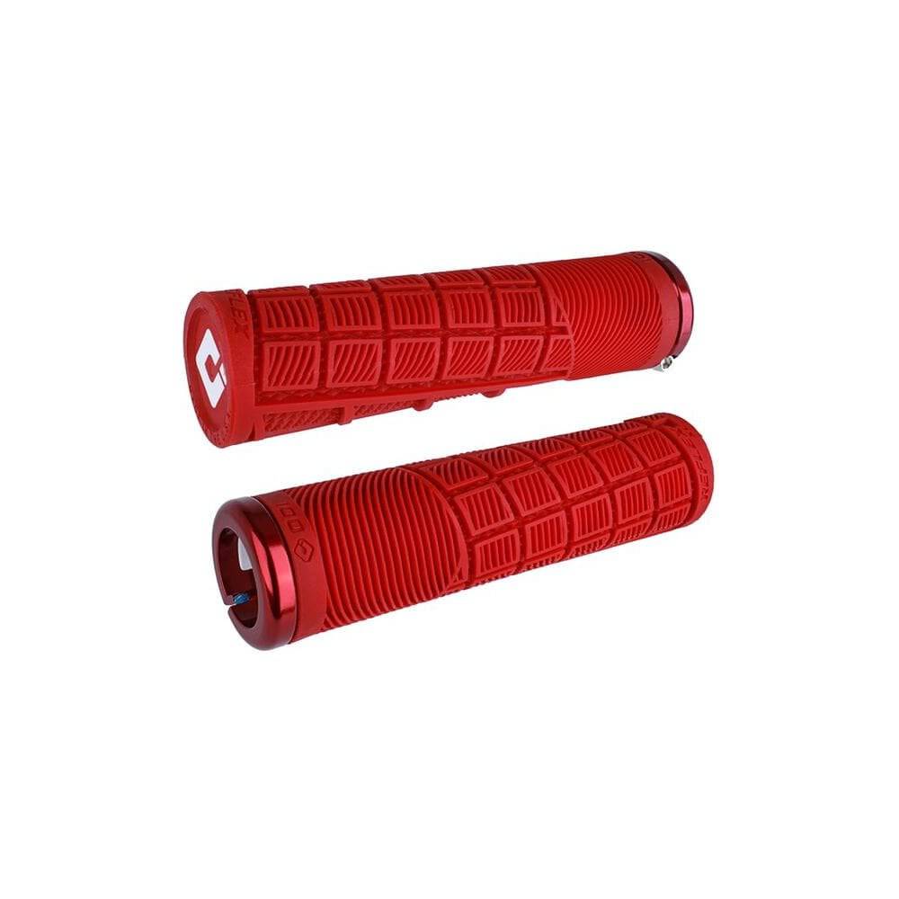 ODI Reflex XL MTB lock-on grips with textured surface for enhanced comfort and control on mountain bikes.