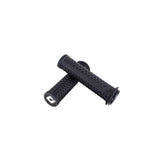 ODI Vans V2.1 MTB lock-on grips with single-clamp system, black rubber handles for mountain bike control and comfort.