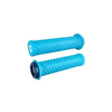 ODI Vans V2.1 MTB lock-on grips with single-clamp system for mountain bikes, featuring textured rubber for improved grip