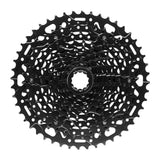 MicroSHIFT Advent X H-Series 10-speed 11-48 MTB cassette with sprockets and gear teeth for off-road riding.