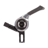 MicroSHIFT MTB thumb shifters with CNC aluminum body for mountain bike, designed for 22.2mm handlebar clamps.