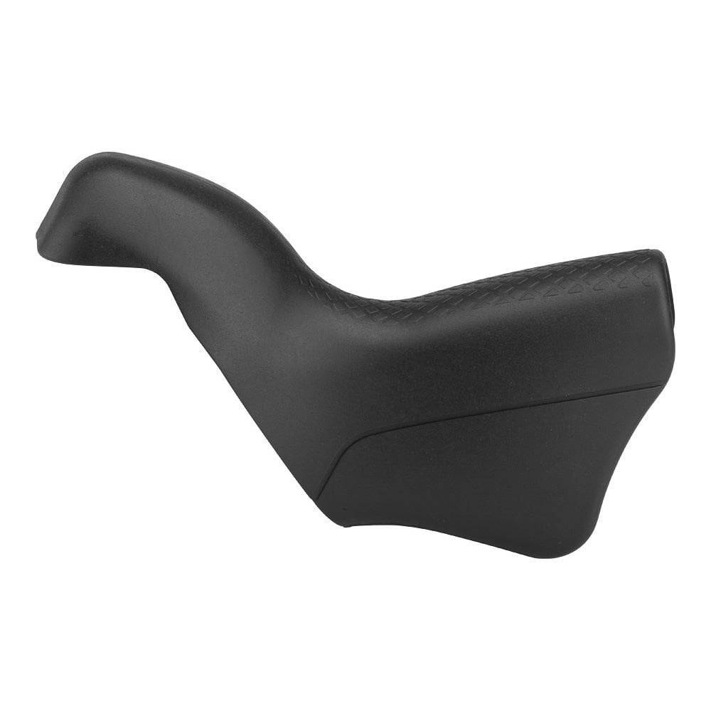 MicroSHIFT drop bar lever hoods replacement spares for bike components, showing close-up of rubber and metal details.