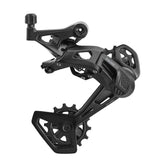 Microshift Sword black rear derailleur for gravel bikes, 9/10 speed, compatible with 11-38T cassette, durable cycling component