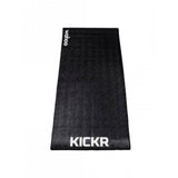 WAHOO KICKR trainer floor mat for indoor cycling, providing floor protection and noise reduction during workouts.