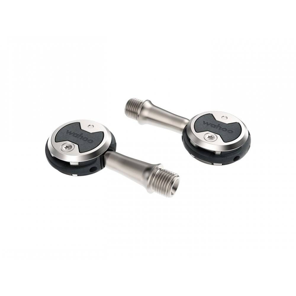 Wahoo Speedplay Nano clipless pedals for efficient power transfer and adjustable float, shown with sleek design and pedal cleats.