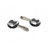 Wahoo Speedplay Nano clipless pedals for efficient power transfer and adjustable float, shown with sleek design and pedal cleats.