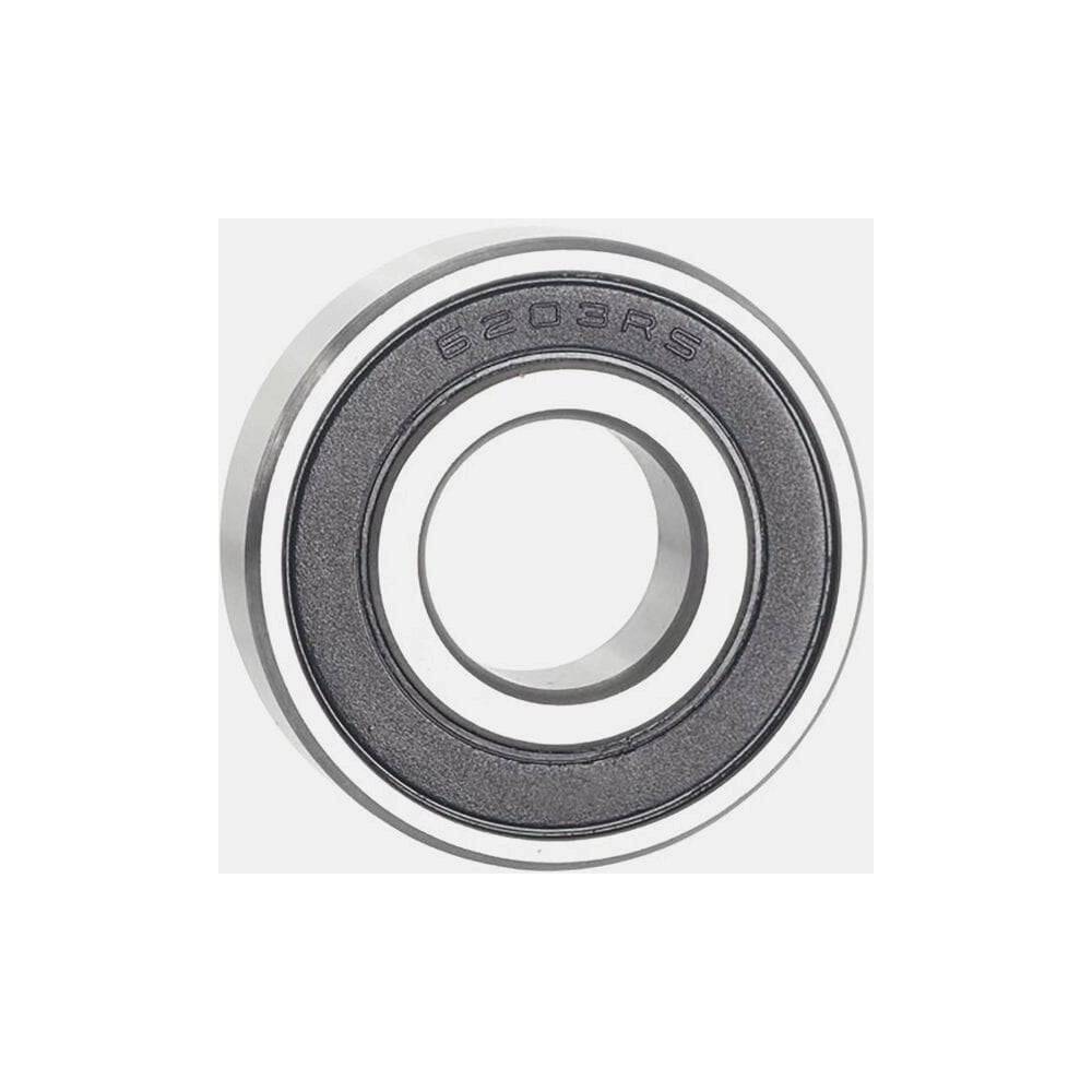 M Part 6203 2RS cartridge bearing for bicycle hubs and wheels, showing the durable metal construction and dimensions 17x40x12.
