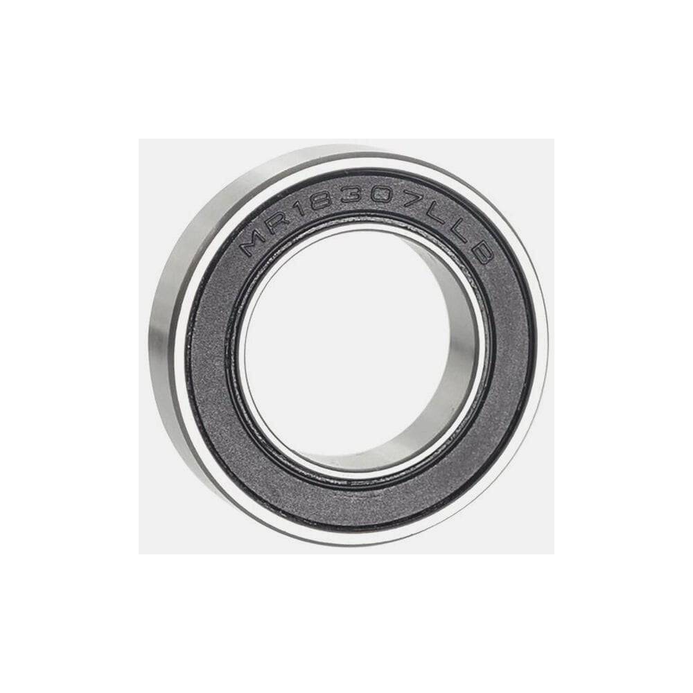 M Part bicycle cartridge bearing MR18307 2RS, 18x30x7mm hub replacement component, with metal casing and seal rings visible.