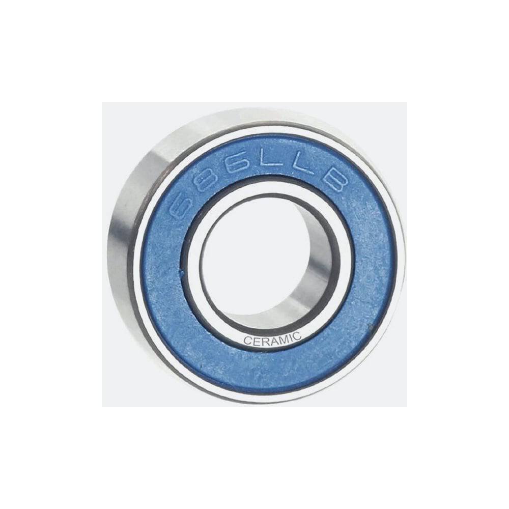 M Part ceramic bearing 686 LLB for bicycle wheels, showing the smooth, durable component with a metal and ceramic finish.