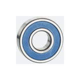 M Part ceramic bearing 697 LLB for bicycle hubs, showing the durable 7x17x5 component with smooth metal and ceramic parts.
