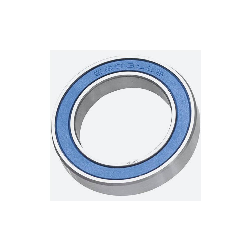 M Part ceramic bearing 6803 LLB for bicycle hubs, showing the 17x26x5 size and low-friction, durable design.