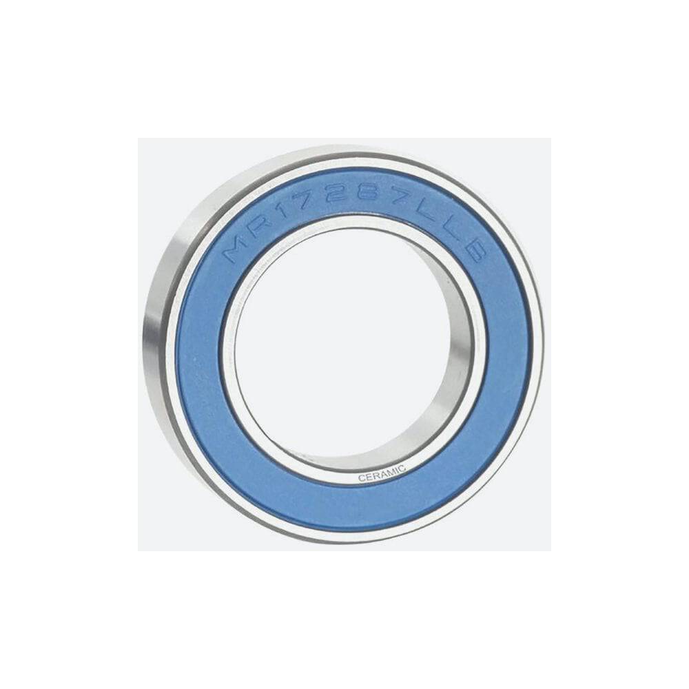 M Part ceramic bearing MR17287 LLB 17x28x7 for bicycle hubs and wheels, close-up of the high-quality component.