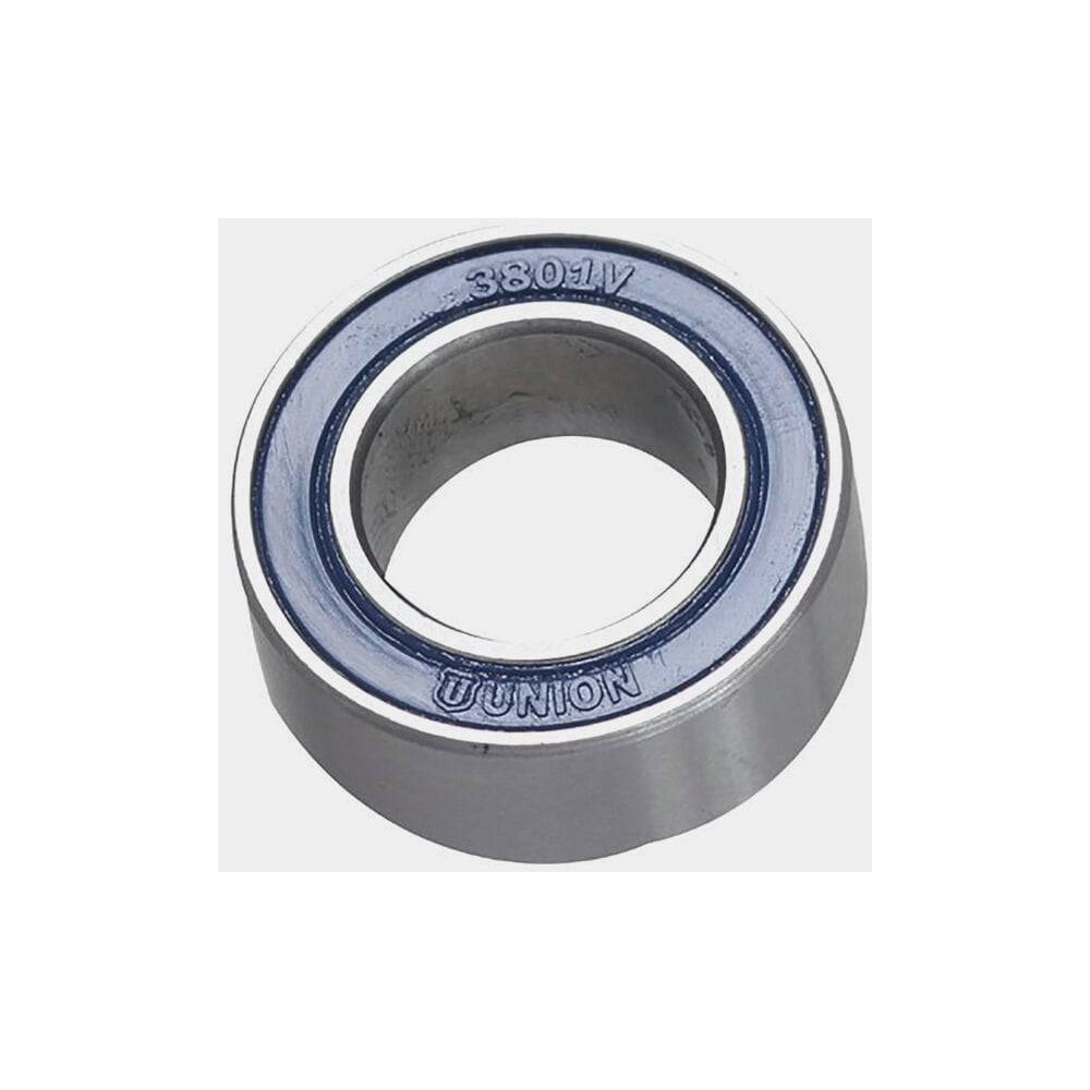 M Part MAX 3801V double row LLU bearing for heavy-duty bicycle suspension, showing the 12x21x8 size and component design.